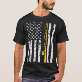 Echtgenoot Vrouw VS vlag patrotische vintage T-shirt