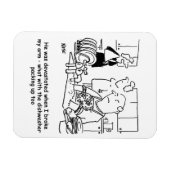 Echtgenoot wast de afwas magneet (Horizontaal)