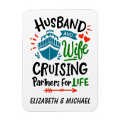 Echtgenoot Wife Cruising Partners Cabin Deuren Magneet (Verticaal)