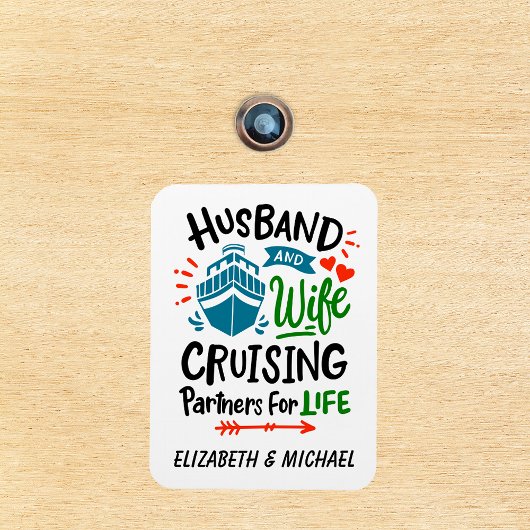 Echtgenoot Wife Cruising Partners Cabin Deuren Magneet