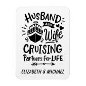Echtgenoot Wife Cruising Partners Cabin Deuren Magneet (Verticaal)