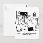 Echtgenoot wil geen ondervraging briefkaart (Voorkant / Achterkant)