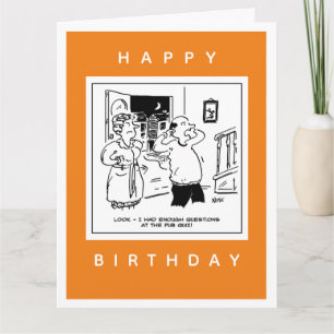 Echtgenoot wil geen vraagstellende Cartoon Kaart