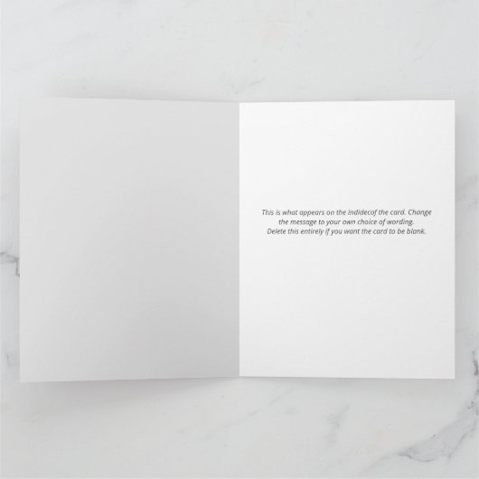 Echtgenoot wil geen vraagstellende Cartoon Kaart (Binnen)