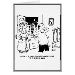 Echtgenoot wil geen vragen stellen