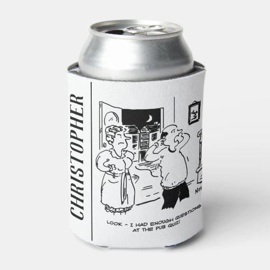 Echtgenoot wil geen vragen stellen blikjeskoeler (Blikje Voorkant)