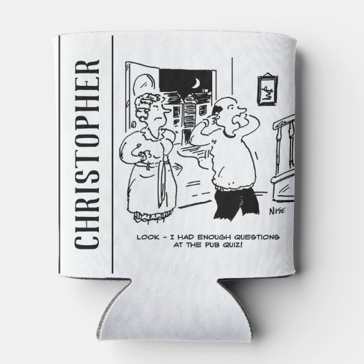 Echtgenoot wil geen vragen stellen blikjeskoeler (Achterkant)