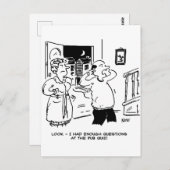 Echtgenoot wil geen vragen stellen briefkaart (Voorkant / Achterkant)