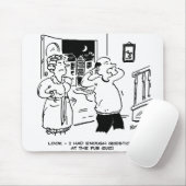 Echtgenoot wil geen vragen stellen muismat (Met muis)