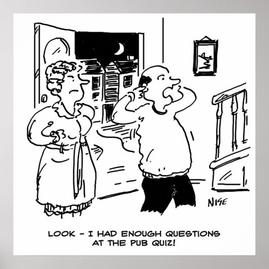 Echtgenoot wil geen vragen stellen poster (Voorkant)