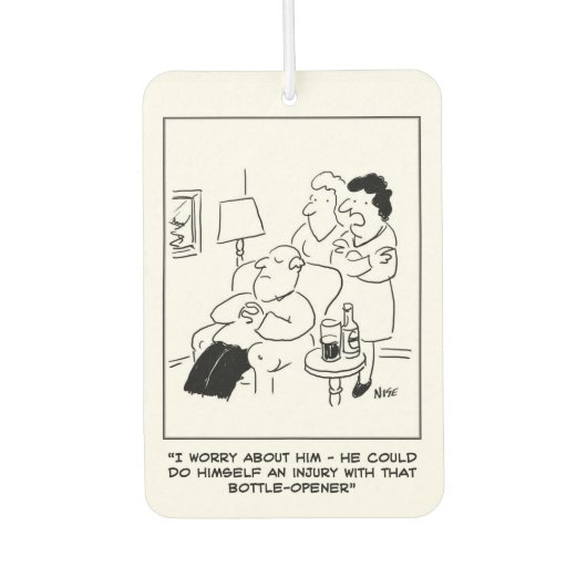 Echtgenoot zou zichzelf kunnen verwonden met fleso luchtverfrisser (Voorkant)