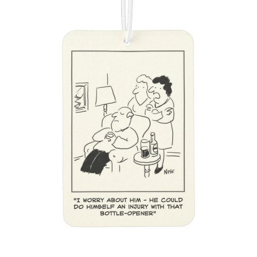 Echtgenoot zou zichzelf kunnen verwonden met fleso luchtverfrisser (Achterkant)