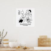 Echtgenoot zou zichzelf kunnen verwonden met fleso poster (Keuken)