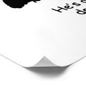 Echtgenoot zou zichzelf kunnen verwonden met fleso poster (Hoek)