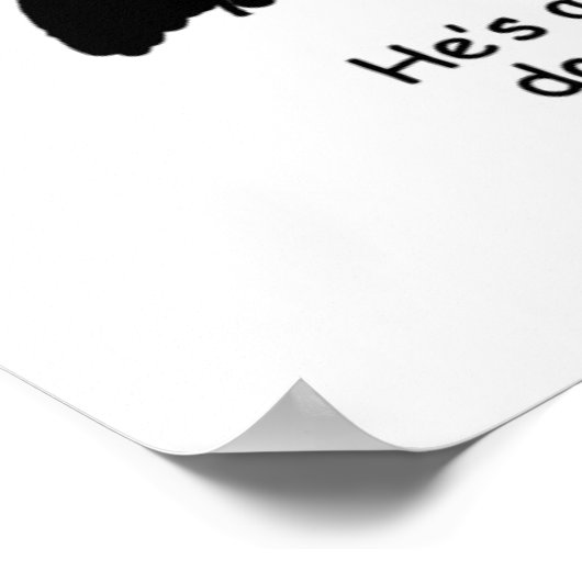 Echtgenoot zou zichzelf kunnen verwonden met fleso poster (Hoek)