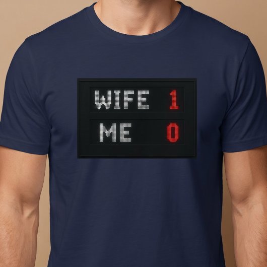 Echtgenote - 1 Ik - 0 Echtgenoot T-shirt