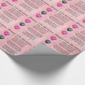 Echtgenote - 30e verjaardag cadeaupapier (Hoek)