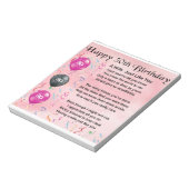 Echtgenote - 30e verjaardag notitieblok (Linkerzijde)