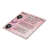 Echtgenote - 50e verjaardag tegeltje (Zijkant)