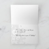 Echtgenote 75e verjaardag bloemen kaart (Binnen)