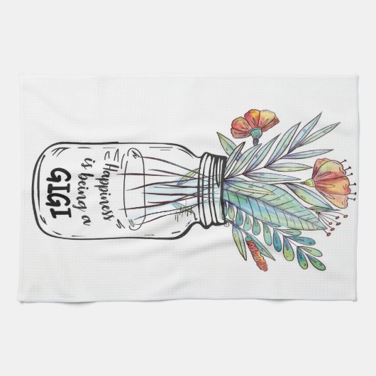 Echtgenote-art geluk is een GiGiGi Theedoek (Horizontaal)