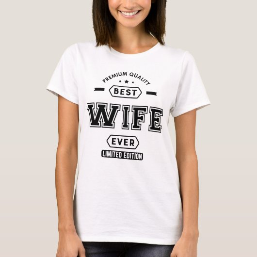 Echtgenote - Beste vrouw ooit - beperkte Uitgave T-shirt (Voorkant)