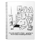 Echtgenote betreurt haar trouwstem notitieboek (Voorkant)