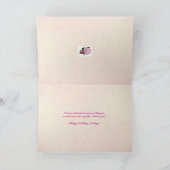 Echtgenote Birthday Impatiens Pink White Kaart (Binnen)