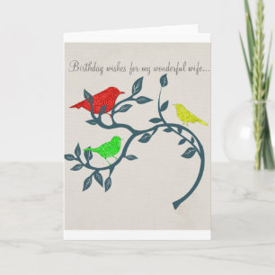 Echtgenote Birthday Kaart