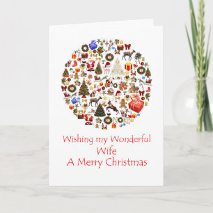 Echtgenote Circle van Christmas Holiday Kaart