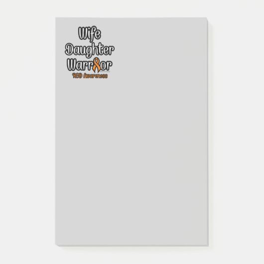 Echtgenote dochter Warrior...RSD Post-it® Notes (Voorkant)