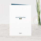 Echtgenote elke dag is bijzonder blauw kaart (Achterkant)