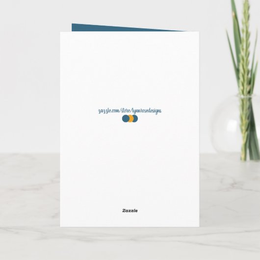 Echtgenote elke dag is bijzonder blauw kaart (Achterkant)