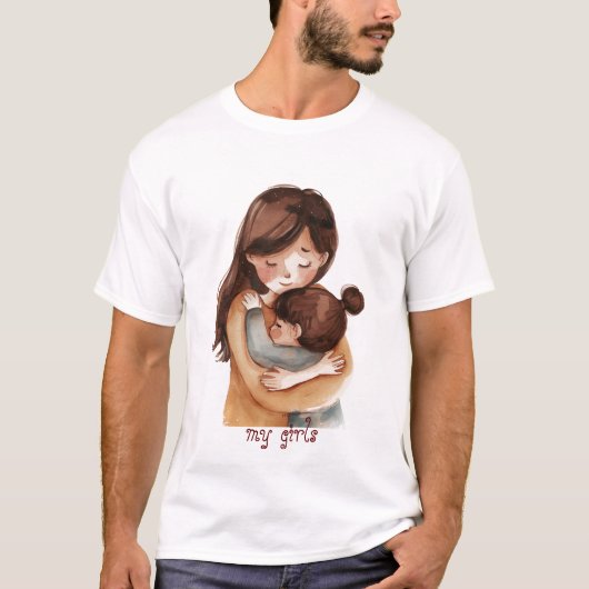 Echtgenote en Dochter T-shirt (Voorkant)