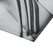 Echtgenote en vork snijplank (Hoek)