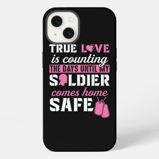 Echtgenote en vriendin van het leger tot mijn sold iPhone hoesje (Achterkant)
