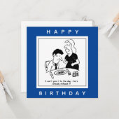 Echtgenote geeft het diner van Husband niet aan Do Kaart (Voorkant / Achterkant in situ)