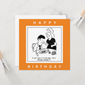 Echtgenote geeft het diner van Husband niet aan Do Kaart (Voorkant / Achterkant in situ)