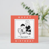 Echtgenote geeft het diner van Husband niet aan Do Kaart (Staand voorkant)