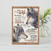 Echtgenote Geliefde | Voor Mijn Echtgenote Ik Hou Feestdagenkaart (Staand voorkant)