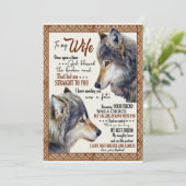 Echtgenote Geliefde | Voor mijn vrouw, ik hou van  Kaart (Staand voorkant)