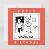 Echtgenote gelooft niet dat Pub een Cartoon voor d Kaart (Voorkant)