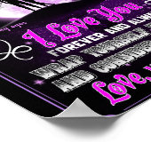 Echtgenote Gifts | Brief aan mijn vrouw-liefde van Poster (Hoek)