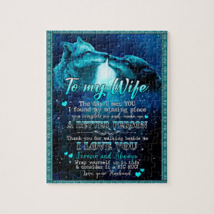 Echtgenote Gifts   Brief aan mijn vrouw waar ik va Legpuzzel