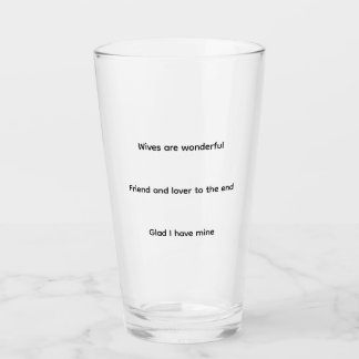 Echtgenote Glas
