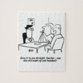 Echtgenote heeft een gebroken arm in een zingeling legpuzzel (Verticaal)