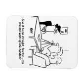 Echtgenote heeft een gebroken arm in een zingeling magneet (Horizontaal)