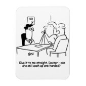 Echtgenote heeft een gebroken arm in een zingeling magneet (Verticaal)