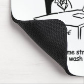 Echtgenote heeft een gebroken arm in een zingeling muismat (Hoek)