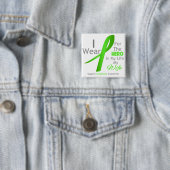 Echtgenote Hero in mijn leven - lymfoom Vierkante Button 5,1 Cm (In situ)